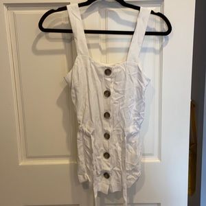 Primary White Cotton Tank
